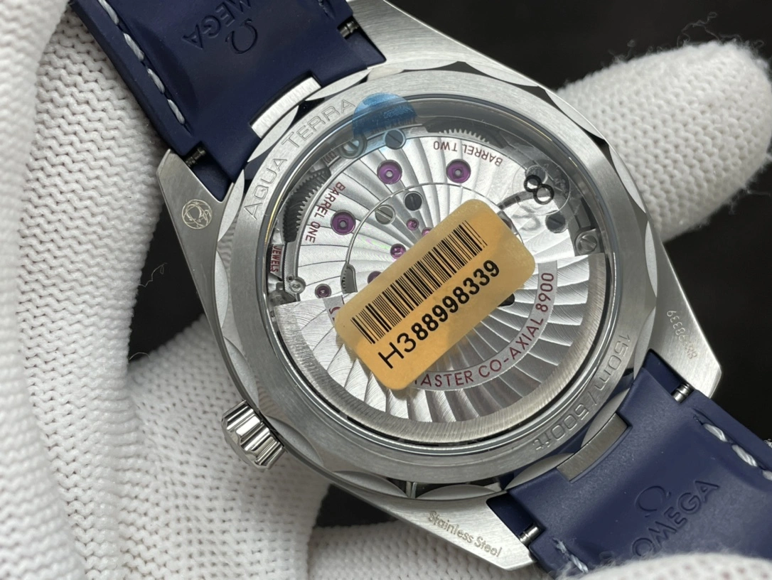 CBD Factory Omega Seamaster Aqua Terra 150M 41mm Blue Dial Blue Rubber (220.12.41.21.03.002) 1:1 Super Clone -DD8900 Movement SmoothTexture 260